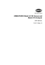 Hach ORBISPHERE G1100 User Manual preview