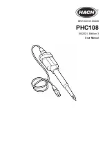 Hach PHC108 User Manual предпросмотр