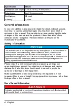 Preview for 4 page of Hach POCKET COLORIMETER II User Manual