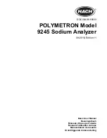 Preview for 1 page of Hach POLYMETRON 9245 Basic User Manual