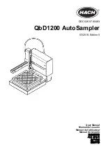 Hach QbD1200 AutoSampler User Manual предпросмотр