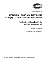Hach si792 T User Manual preview