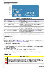 Preview for 37 page of Hach SP-510 Basic User Manual