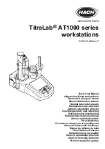 Hach TitraLab AT1000 Series Basic User Manual preview