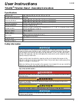 Предварительный просмотр 1 страницы Hach TitraStir 19400-00 User Instructions