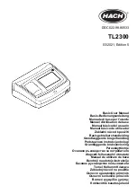 Preview for 1 page of Hach TL2300 User Manual