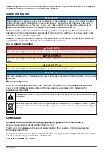 Предварительный просмотр 4 страницы Hach US9001 User Manual