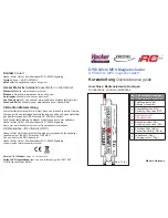 Hacker Motor DPSI Micro MPS Quick Reference Manual preview