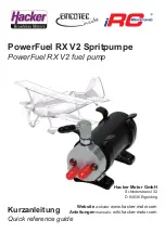 Hacker Motor PowerFuel RX V2 Quick Reference Manual preview