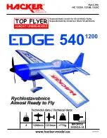 Hacker EDGE 540 1200 hkpa1010 Manual preview