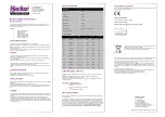 Preview for 2 page of Hacker SKALAR 10 Manual