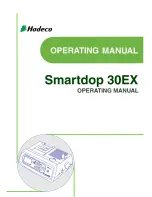 Hadeco Smartdop 30EX Operating Manual preview