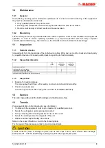 Preview for 9 page of HADEF 108/99 Installation, Operating And Maintenance Instructions For The Installer And The User