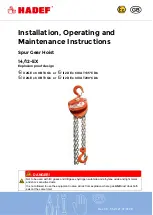 Preview for 1 page of HADEF 14/12-EX Installation, Operating And Maintenance Instruction