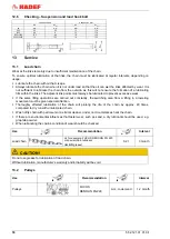 Preview for 18 page of HADEF 14/12-EX Installation, Operating And Maintenance Instruction