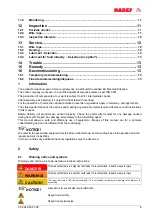 Preview for 3 page of HADEF 190/94 Installation, Operating And Maintenance Instructions