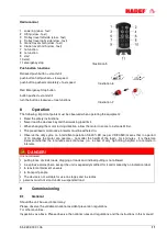 Предварительный просмотр 11 страницы HADEF 20/94 AF Series Installation, Operating And Maintenance Instructions