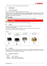 Preview for 7 page of HADEF 238/10MV Installation, Operating And Maintenance Instruction