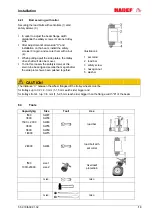 Preview for 13 page of HADEF 24/12 Installation, Operating,  & Maintenance Instructions