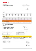 Preview for 12 page of HADEF 25/13 Installation, Operating And Maintenance Instructions