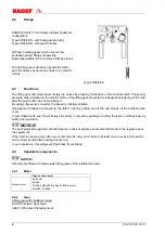 Preview for 8 page of HADEF 29/06 EES Installation, Operating And Maintenance Instructions