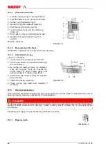 Preview for 20 page of HADEF 29/06E series Installation, Operating And Maintenance Instructions