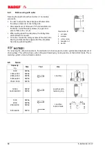 Preview for 12 page of HADEF 29/12 HH Installation, Operating And Maintenance Instructions