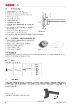 Preview for 8 page of HADEF 320/01 Installation, Operating And Maintenance Instructions For The Installer And The User