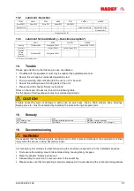 Preview for 11 page of HADEF 320/01 Installation, Operating And Maintenance Instructions For The Installer And The User