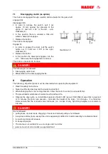 Предварительный просмотр 15 страницы HADEF 43/86E-Liftboy Installation, Operating And Maintenance Instructions