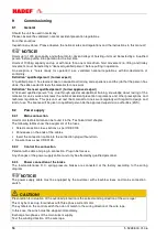 Предварительный просмотр 16 страницы HADEF 43/86E-Liftboy Installation, Operating And Maintenance Instructions