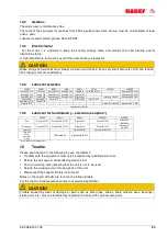 Предварительный просмотр 23 страницы HADEF 43/86E-Liftboy Installation, Operating And Maintenance Instructions