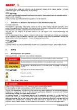 Предварительный просмотр 4 страницы HADEF 45/10E Installation, Operating And Maintenance Instructions