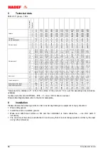 Предварительный просмотр 10 страницы HADEF 45/10E Installation, Operating And Maintenance Instructions