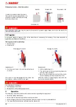 Preview for 16 page of HADEF 46/21E Installation, Operating And Maintenance Instruction