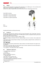 Preview for 8 page of HADEF 62/05 Installation, Operating And Maintenance Instructions