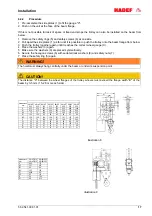 Preview for 17 page of HADEF 70/06 APH Installation, Operating And Maintenance Instructions