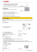 Предварительный просмотр 24 страницы HADEF 70/06AP-EX Installation, Operating And Maintenance Instruction