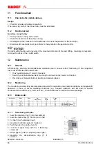 Предварительный просмотр 14 страницы HADEF EEE Installation, Operating And Maintenance Instructions