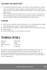 Preview for 15 page of Haden HB03001-US Instruction Manual