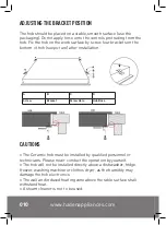 Preview for 10 page of Haden HCTT60 Instruction Manual