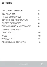 Preview for 3 page of Haden HDC85L Instruction Manual