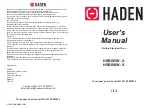 Haden HSBI05W - X User Manual preview