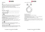 Preview for 6 page of Haden HSBI05W - X User Manual