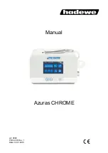 Предварительный просмотр 1 страницы hadewe Azuras CHROME Manual