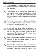 Предварительный просмотр 4 страницы hadewe Hyperios4 PLUS Manual