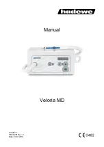 Предварительный просмотр 1 страницы hadewe Veloria MD Manual