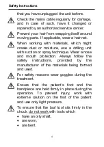 Предварительный просмотр 4 страницы hadewe Xantos-Nail 0872 Manual