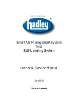 Preview for 1 page of Hadley SAMS Owner'S Service Manual