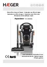 Предварительный просмотр 1 страницы HAEGER Aquaclean User Instructions